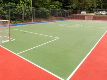 Sports court at sumter square in raleigh nc